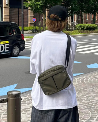 Two-pocket crossbody bag