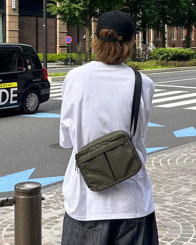 Two-pocket crossbody bag