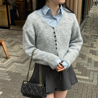 Point pocket cropped shirt