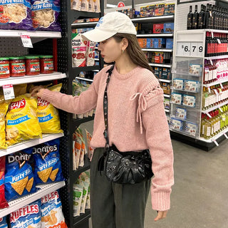 Eyelet Shoulder Knit