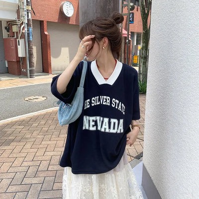 Loose sporty T-shirt