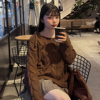 Shoulder ribbon knit