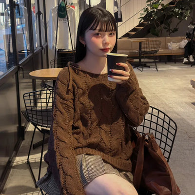 Shoulder ribbon knit