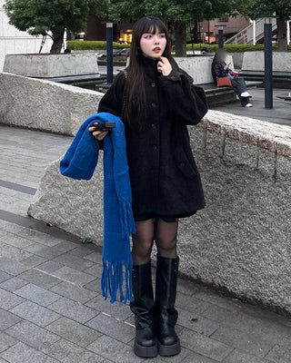 Back-slit half coat
