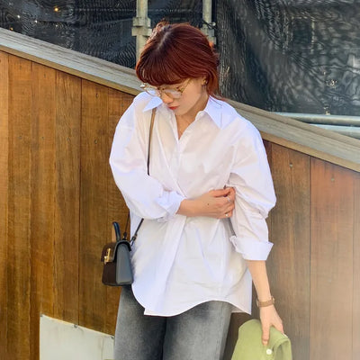 Loose-collar shirt