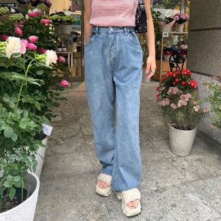 Denim with waist buckle
