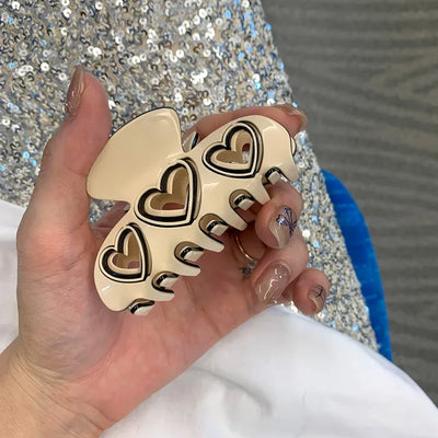 Heart Hole Hair Clip