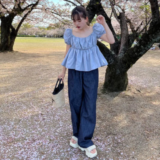 Reactive Wide Denim