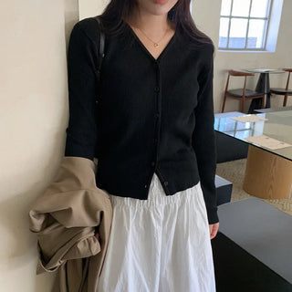 Ribbed cardigan