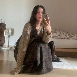 Boucle Cropped Knit