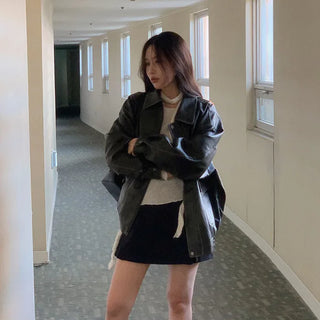 Vintage Wash Leather Jacket