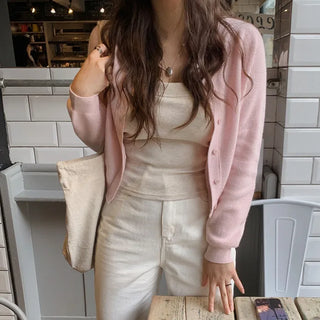 Cashmere Raglan Cardigan