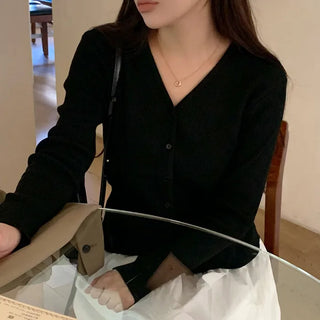 Ribbed cardigan