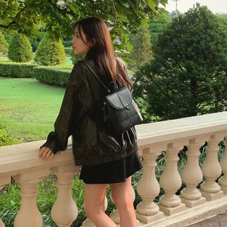 Vintage Wash Leather Jacket