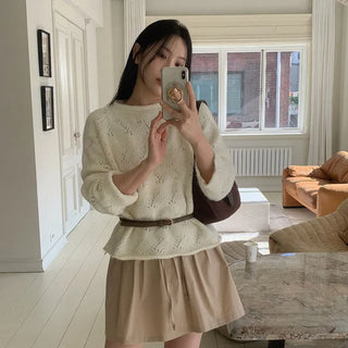Punching loose knit