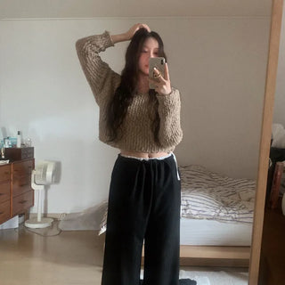 Boucle Cropped Knit