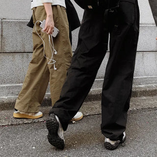 Autumn double-stitched jogger pants