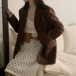 Brown wool jacket
