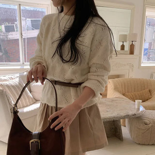 Punching loose knit
