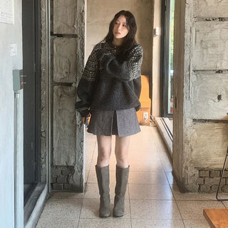 Winter mini skirt