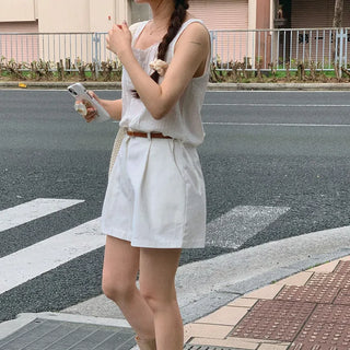 [Belt Set] Half Pants