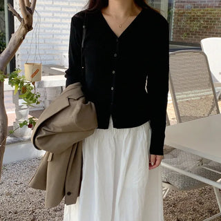 Ribbed cardigan