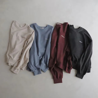 Stitch lettering sweatshirt