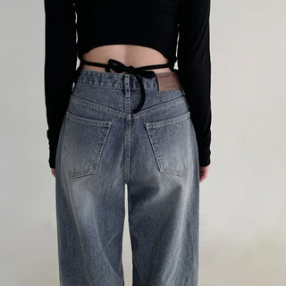 Corduroy Wash Wide Denim Pants