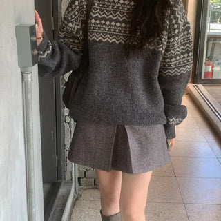 Winter mini skirt