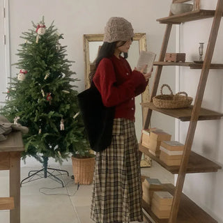Hair wool cardigan