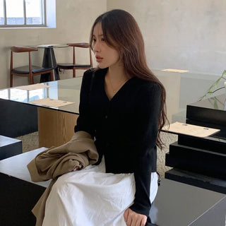 Ribbed cardigan