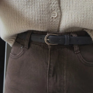 #LENTO. (Over 200,000 sold) Classic Belt (silver/gold)