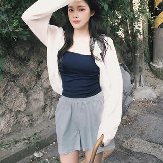 Pigmented elastic waist pants - 5 colors