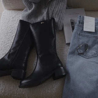 #LENTO. Classic Mid-Calf Boots - 2 colors