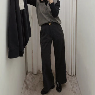 (basic/long) Wide Warmer Slacks - 4 sizes