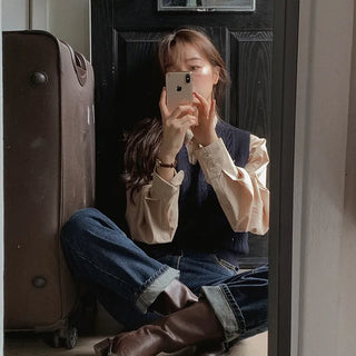 Cable knit vest - 4 colors