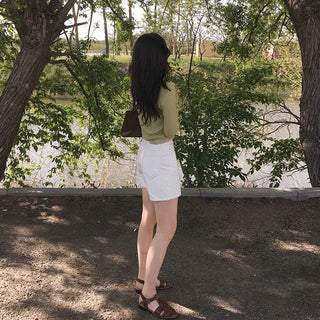 Natural Cream Cotton Shorts - 4 sizes