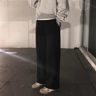 (basic/long) Fleece-lined training pants - 2 colors