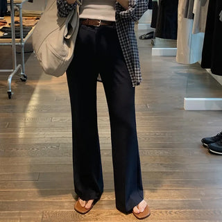 (basic/long) Semi-bootcut slacks - 4 sizes