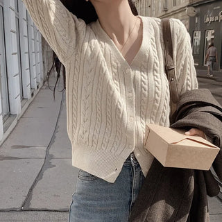 Cable Cardigan - 4 colors