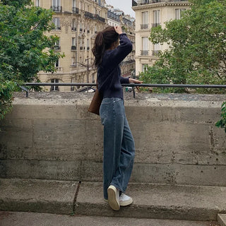 Wide Denim Pants - 4 sizes