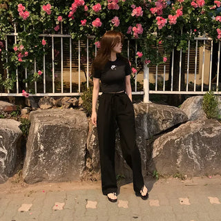 (basic/long) Cool wide pants - 4 colors