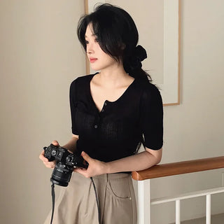 Slim Summer Rib T-Shirt - 3 Colors