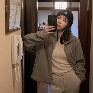 Loose-fit fleece hoodie - 3 colors