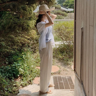 (basic/long) Cool wide pants - 4 colors