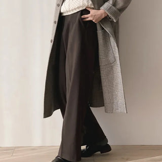 (basic/long) Wide Warmer Slacks - 4 sizes