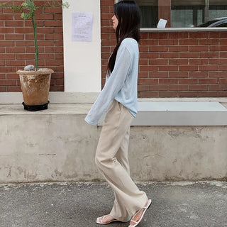 (basic/long) Semi-bootcut slacks - 4 sizes