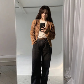 Cable Cardigan - 4 colors