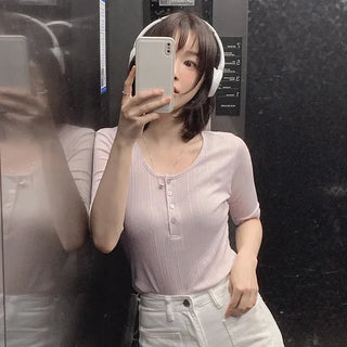 Slim Summer Rib T-Shirt - 3 Colors