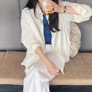 (short/long) Slim Cotton Shirt - 5 colors